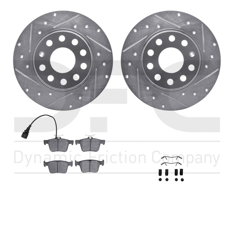 Dynamite Friction 7612-74041 Disc Brake Kit - Rear