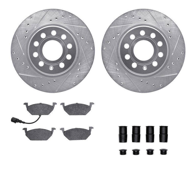 Dynamite Friction 7612-74043 Disc Brake Kit - Front