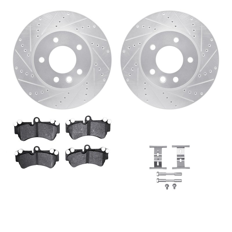 Dynamite Friction 7612-74048 Disc Brake Kit - Front