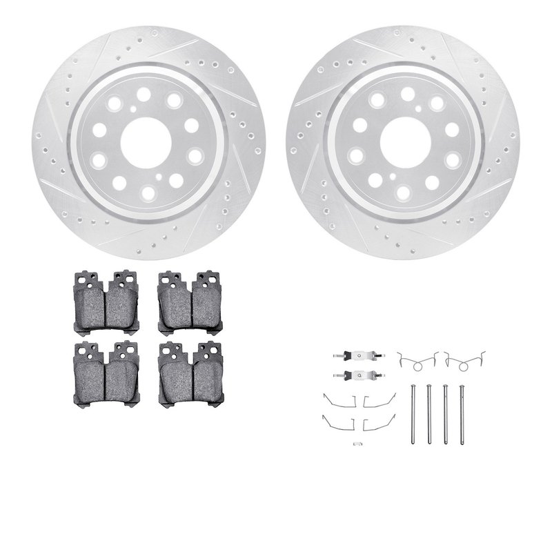 Dynamite Friction 7612-75002 Disc Brake Kit - Rear