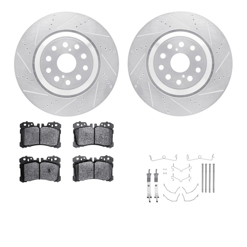 Dynamite Friction 7612-75003 Disc Brake Kit - Front