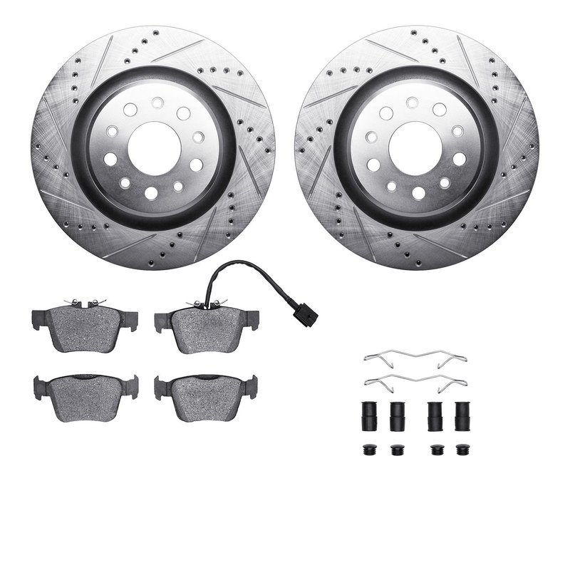 Dynamic Friction 7612-79001 Disc Brake Kit - Rear