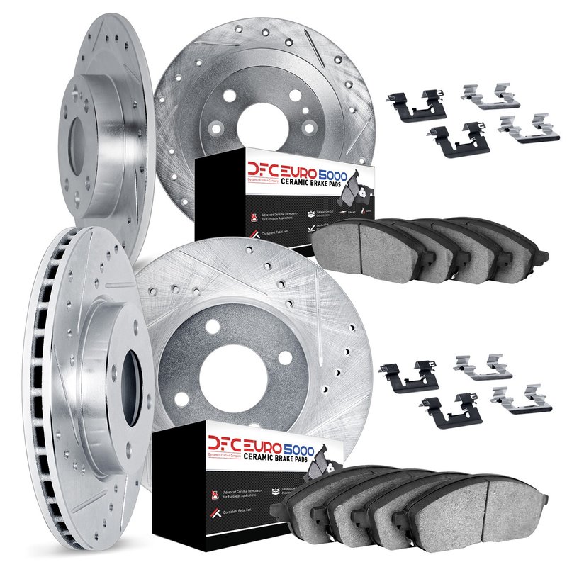 Dynamite Friction 7614-20001 Disc Brake Kit - Front and Rear