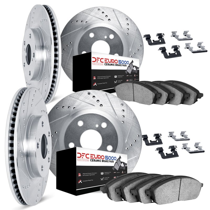 Dynamite Friction 7614-31035 Disc Brake Kit - Front and Rear