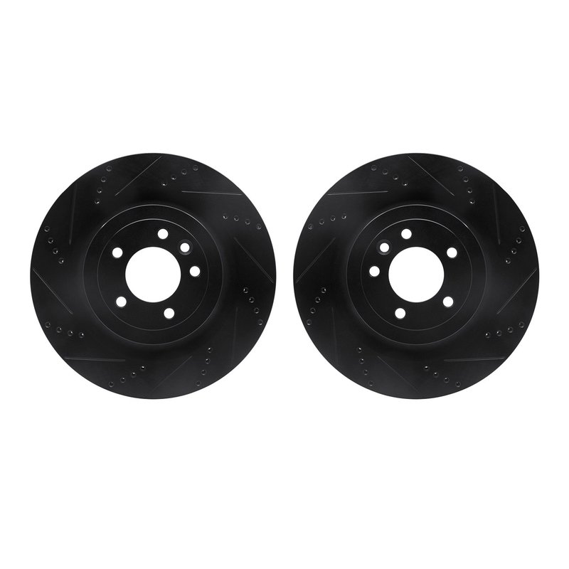 Dynamite Friction 8002-11033 Disc Brake Rotor Set - Rear
