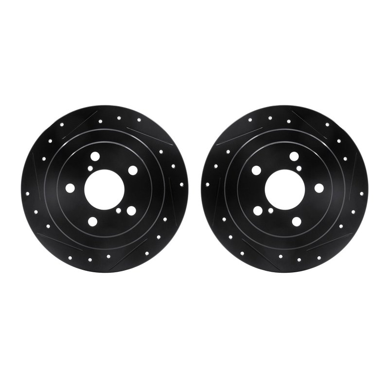 Dynamite Friction 8002-13025 Disc Brake Rotor Set - Rear