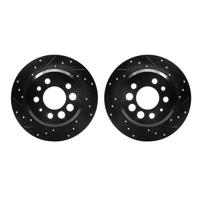 Dynamite Friction 8002-27033 Disc Brake Rotor Set - Rear