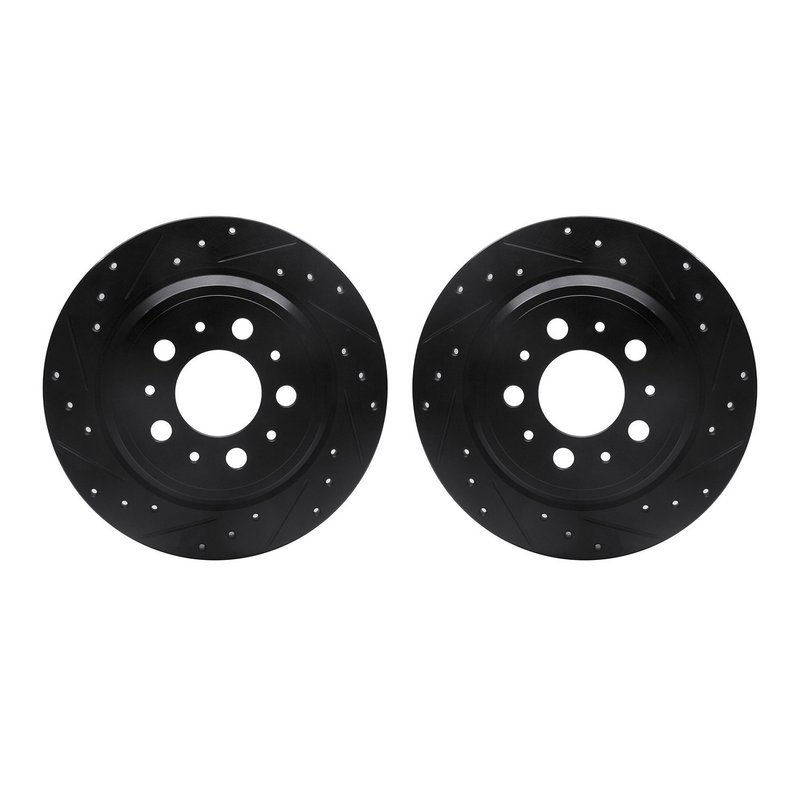 Dynamic Friction 8002-27039 Disc Brake Rotor Set - Rear