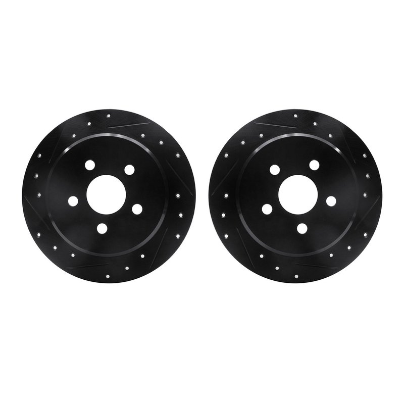 Dynamite Friction 8002-39022 Disc Brake Rotor Set - Rear