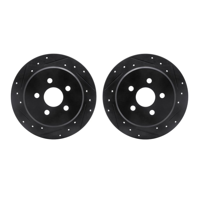 Dynamic Friction 8002-39029 Disc Brake Rotor Set - Rear