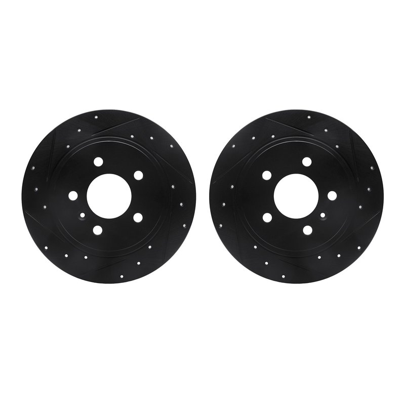 Dynamite Friction 8002-45021 Disc Brake Rotor Set - Rear