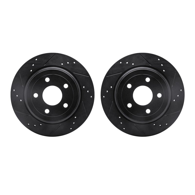 Dynamite Friction 8002-47059 Disc Brake Rotor Set - Rear