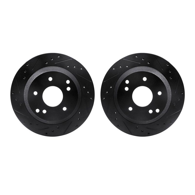 Dynamite Friction 8002-47061 Disc Brake Rotor Set - Rear