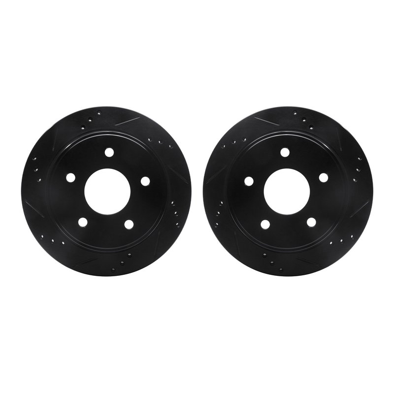 Dynamite Friction 8002-48060 Disc Brake Rotor Set - Rear
