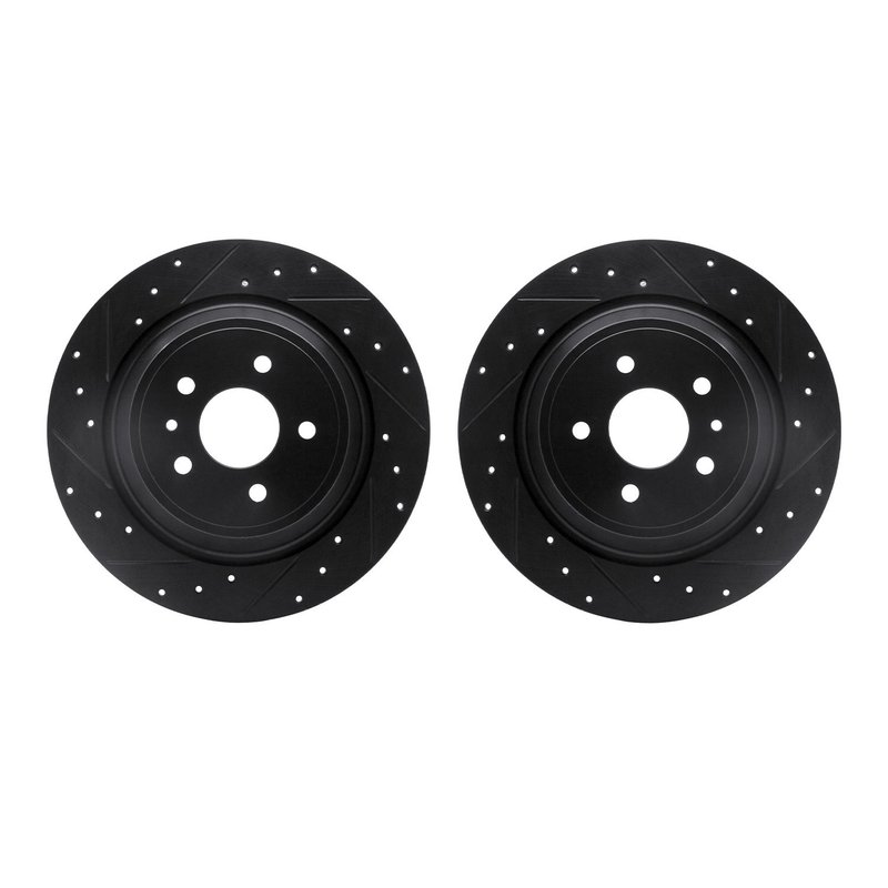 Dynamic Friction 8002-54200 Disc Brake Rotor Set - Rear