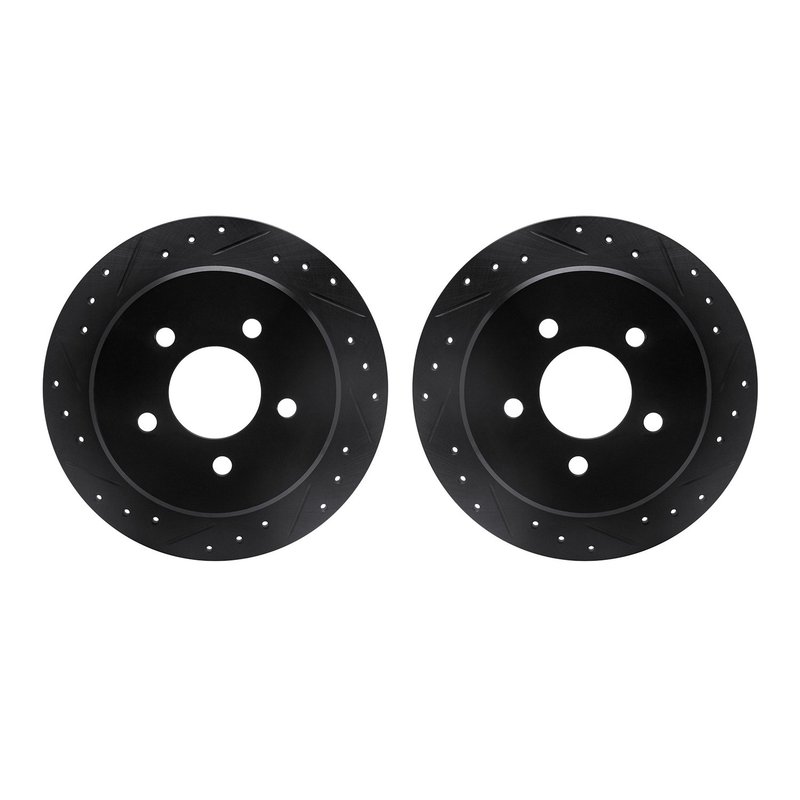 Dynamic Friction 8002-54208 Disc Brake Rotor Set - Rear