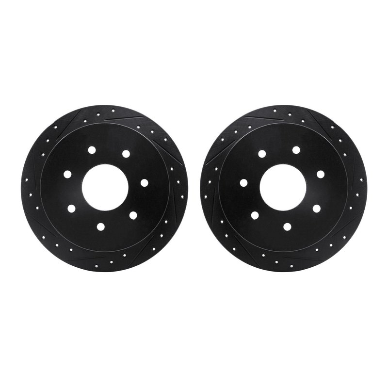 Dynamite Friction 8002-54214 Disc Brake Rotor Set - Rear