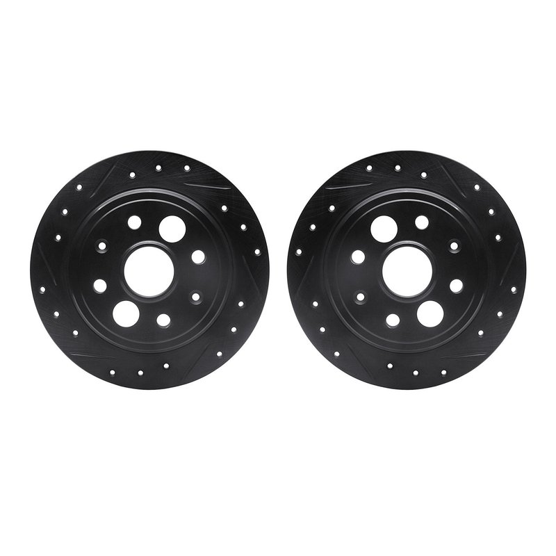 Dynamite Friction 8002-58017 Disc Brake Rotor Set - Rear