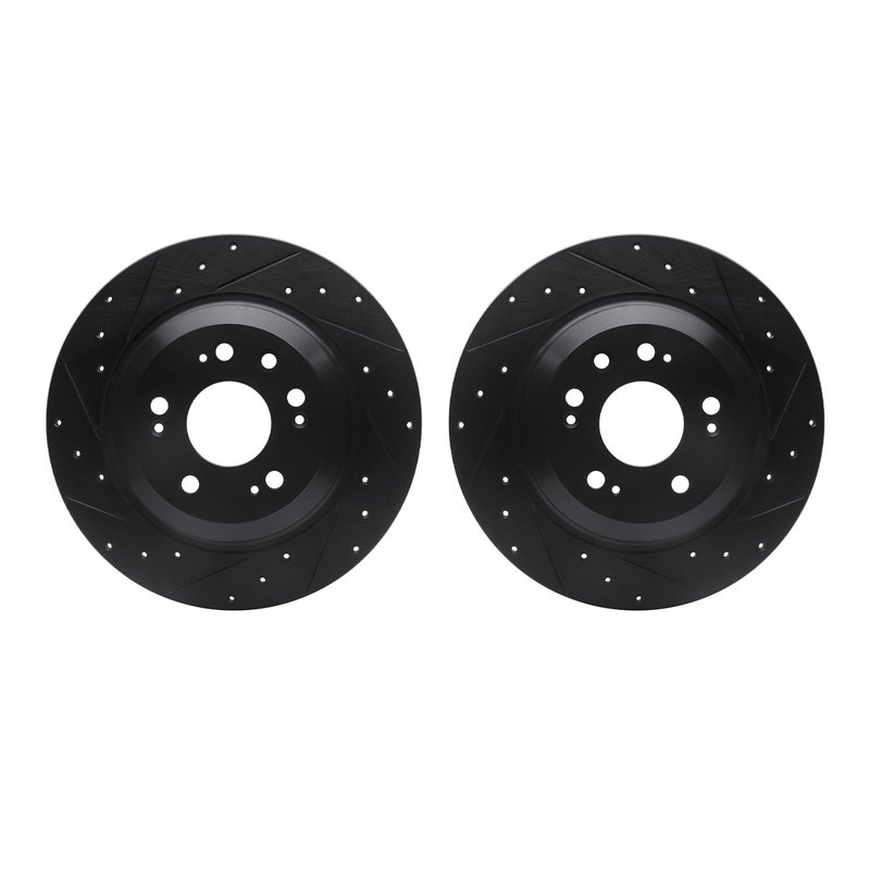 Dynamite Friction 8002-58032 Disc Brake Rotor Set - Rear