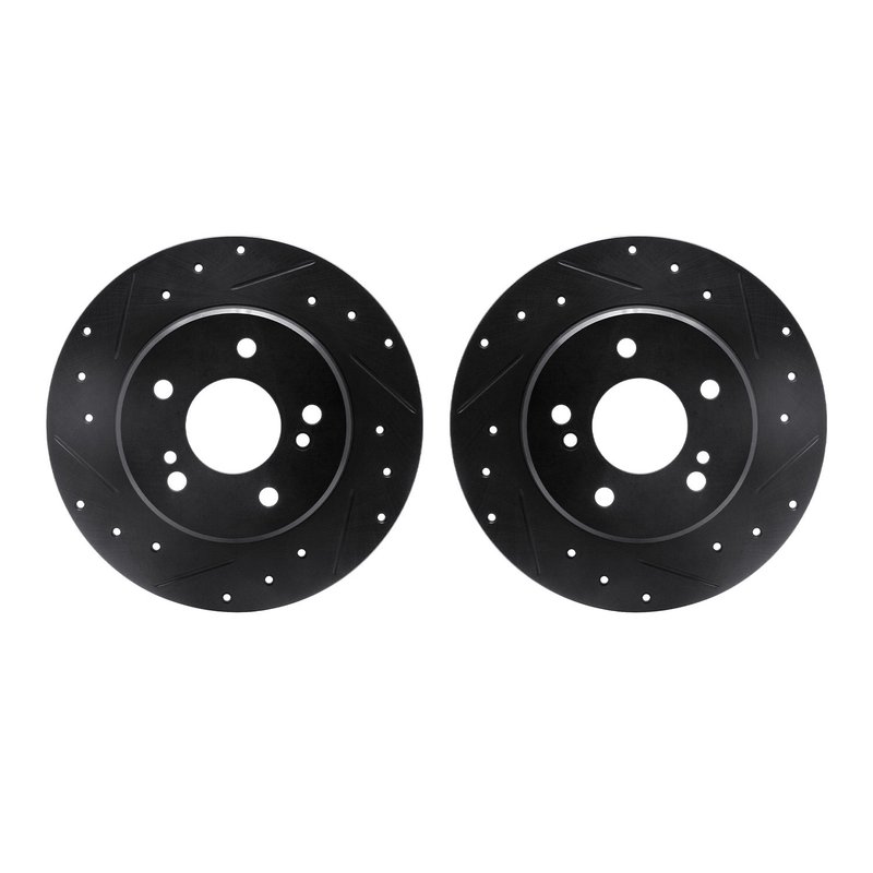 Dynamite Friction 8002-63080 Disc Brake Rotor Set - Rear