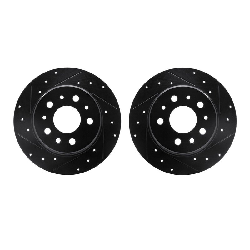 Dynamite Friction 8002-63087 Disc Brake Rotor Set - Rear