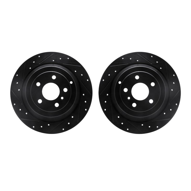 Dynamic Friction 8002-63133 Disc Brake Rotor Set - Rear