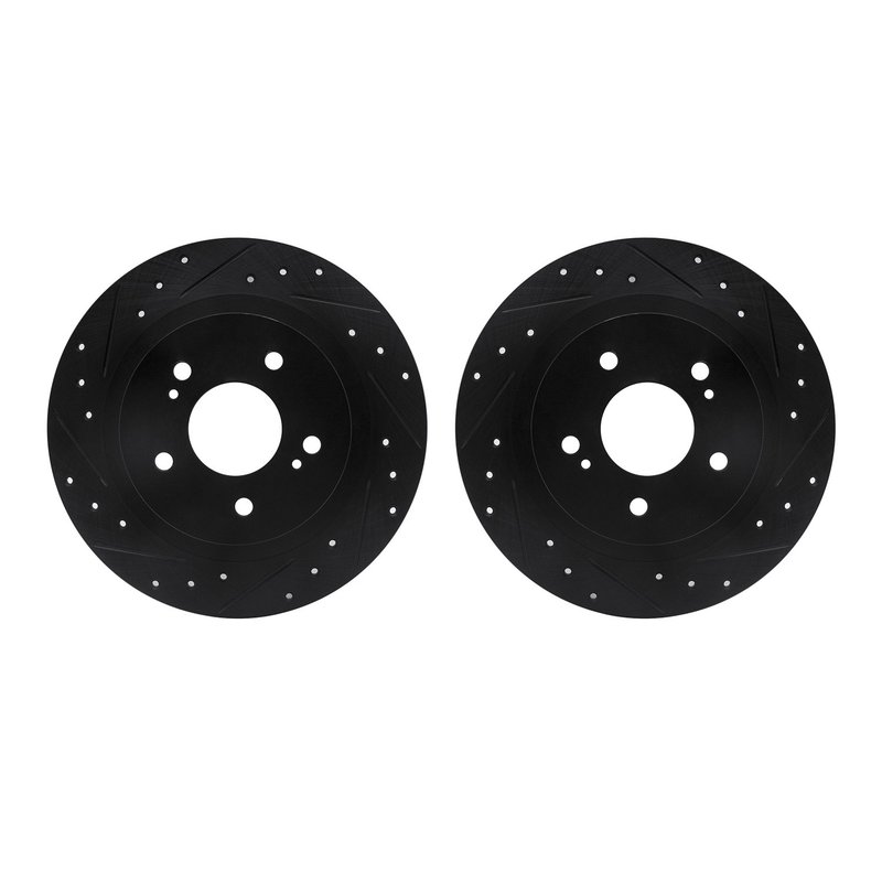 Dynamite Friction 8002-67086 Disc Brake Rotor Set - Rear