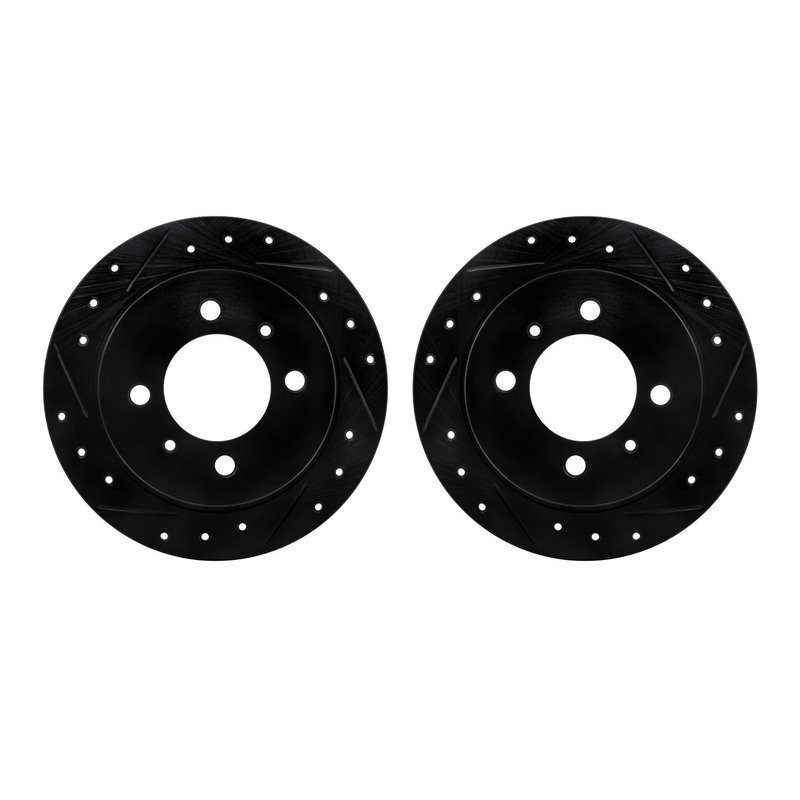 Dynamite Friction 8002-67087 Disc Brake Rotor Set - Rear