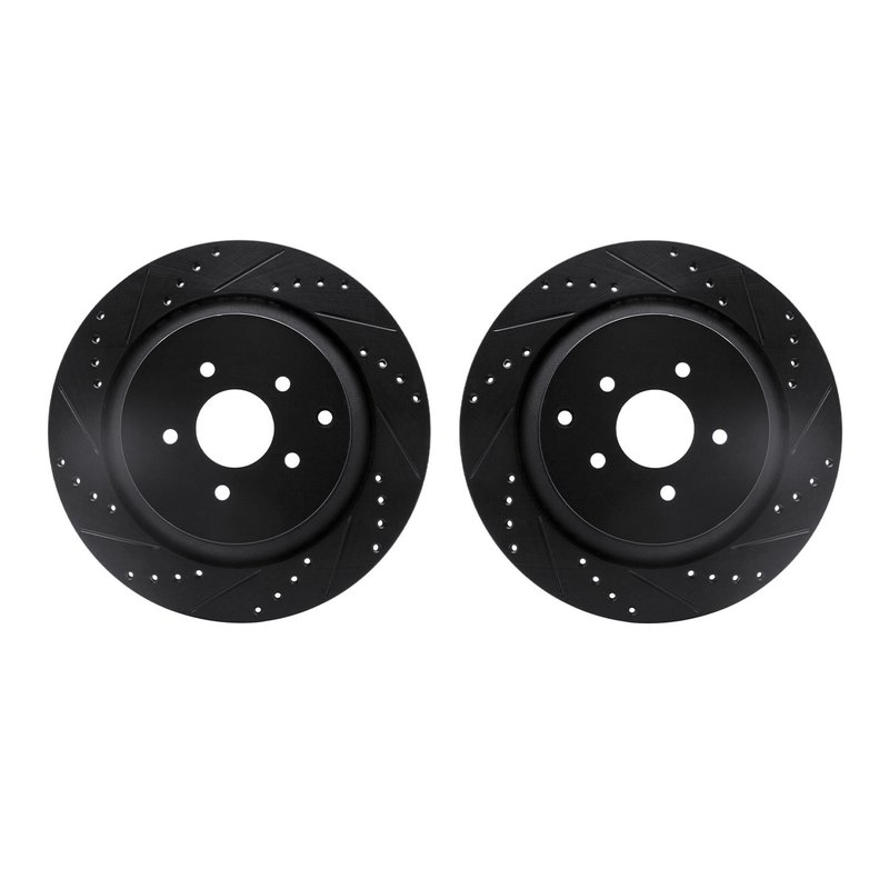 Dynamite Friction 8002-68010 Disc Brake Rotor Set - Rear