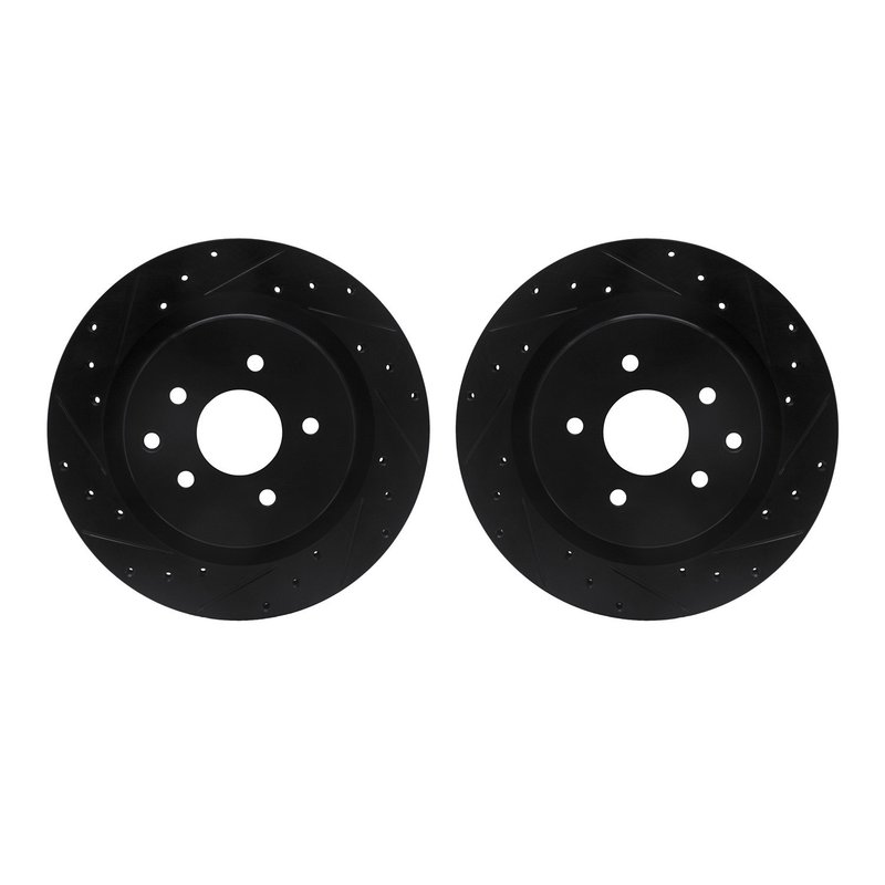 Dynamite Friction 8002-68011 Disc Brake Rotor Set - Rear