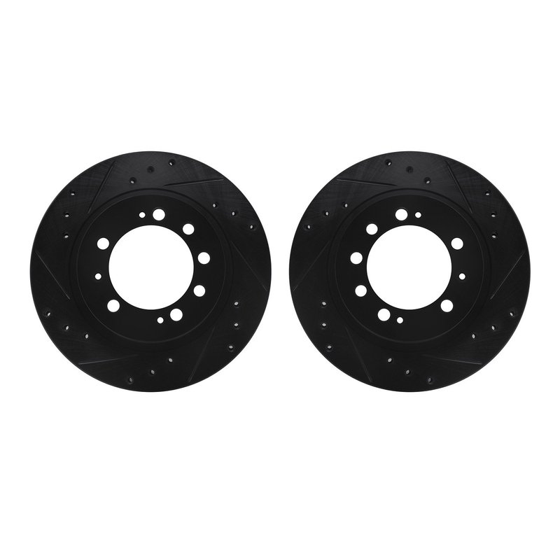 Dynamic Friction 8002-72043 Disc Brake Rotor Set - Rear