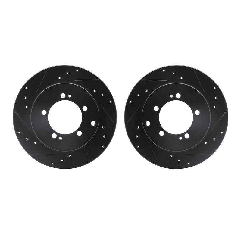 Dynamite Friction 8002-72048 Disc Brake Rotor Set - Rear