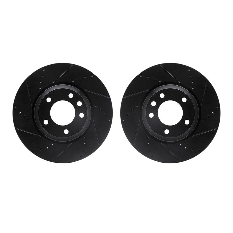 Dynamite Friction 8002-74008 Disc Brake Rotor Set - Front