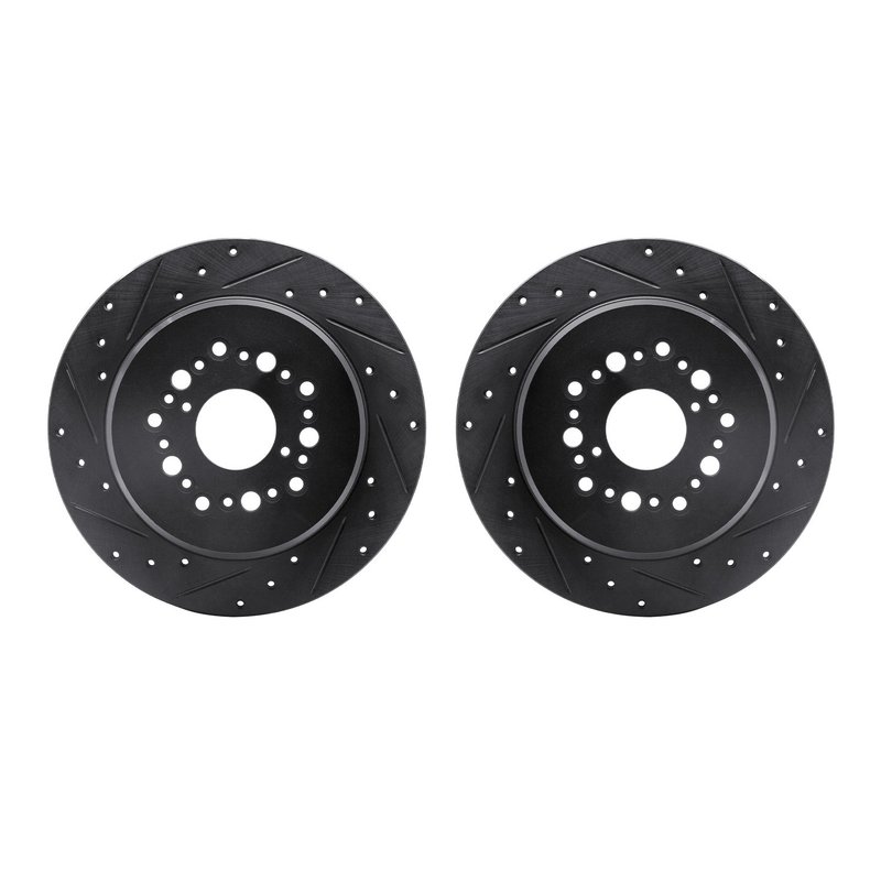 Dynamite Friction 8002-75024 Disc Brake Rotor Set - Rear