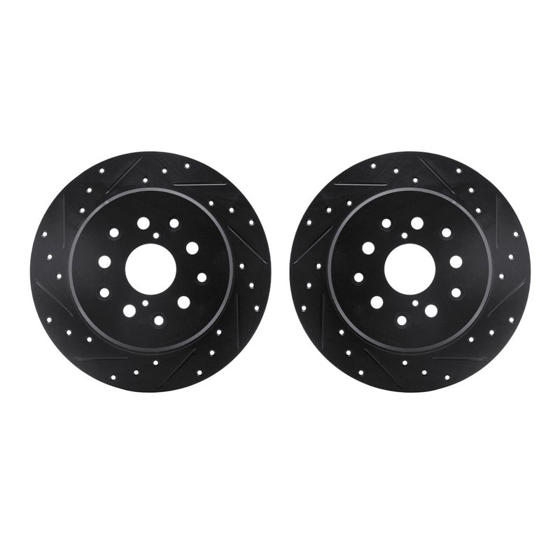 Dynamite Friction 8002-75025 Disc Brake Rotor Set - Rear