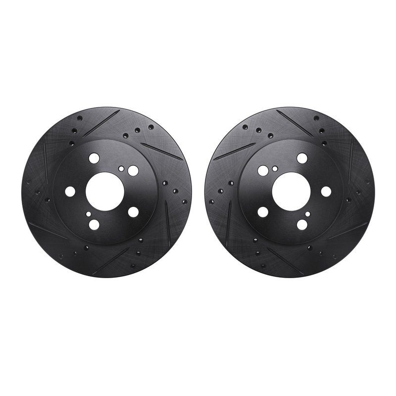 Dynamite Friction 8002-76052 Disc Brake Rotor Set - Front