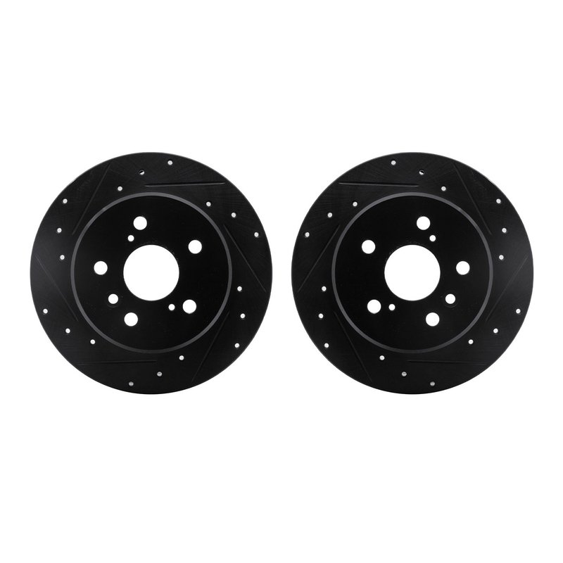 Dynamic Friction 8002-76106 Disc Brake Rotor Set - Rear