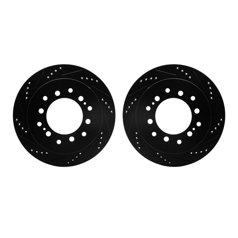 Dynamite Friction 8002-76112 Disc Brake Rotor Set - Rear