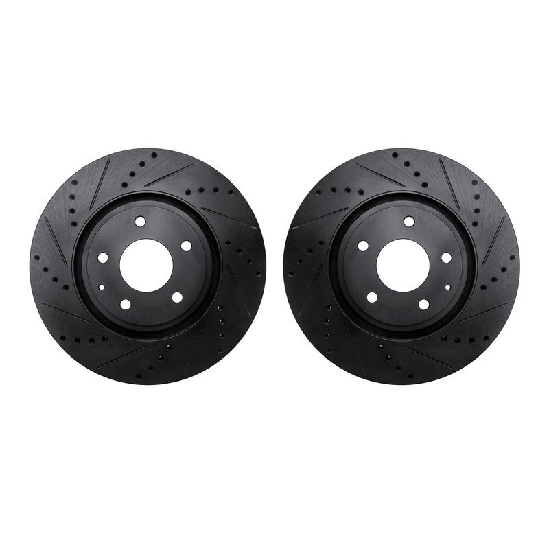 Dynamite Friction 8002-80017 Disc Brake Rotor Set - Front