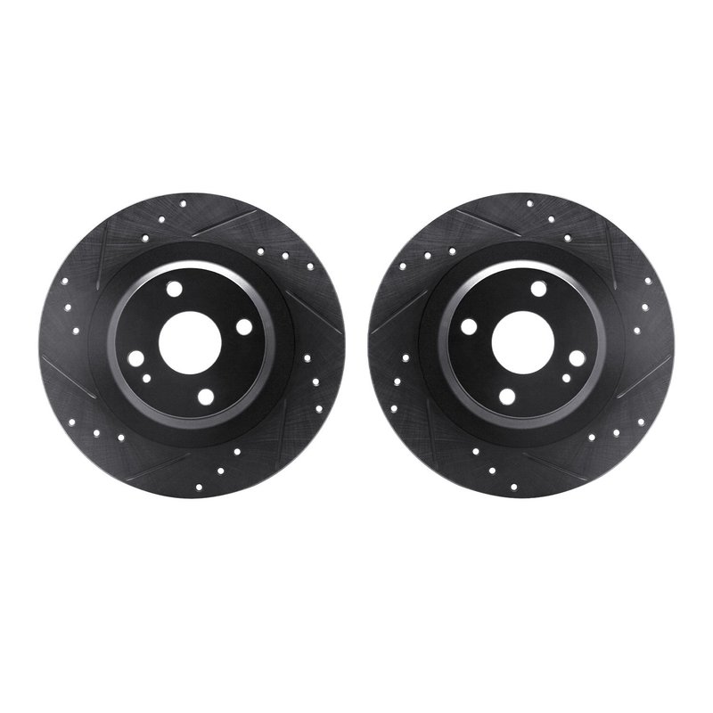Dynamic Friction 8002-80052 Disc Brake Rotor Set - Rear