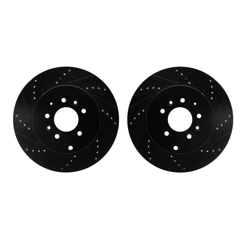 Dynamic Friction 8002-80072 Disc Brake Rotor Set - Rear