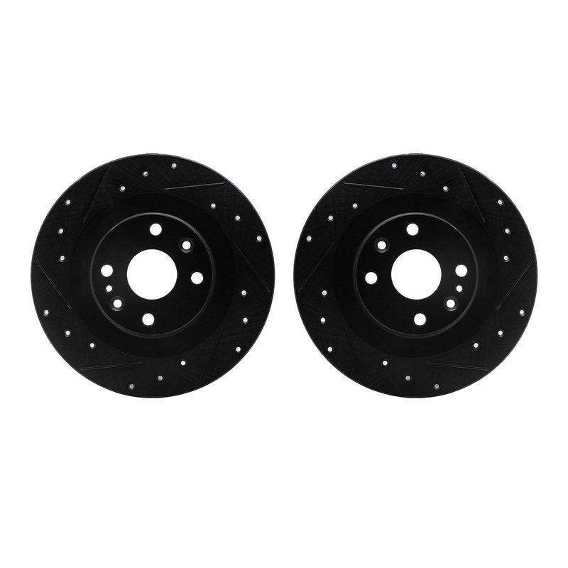 Dynamic Friction 8002-80075 Disc Brake Rotor Set - Rear