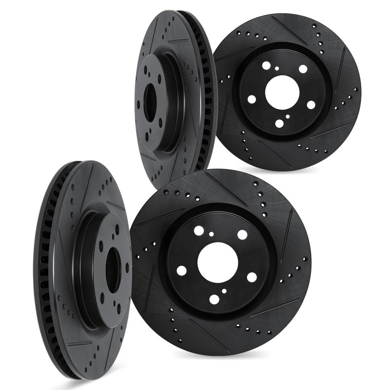 Dynamite Friction 8004-26002 Disc Brake Rotor Set - Front and Rear