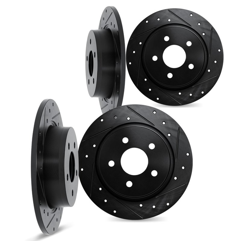 Dynamite Friction 8004-52011 Disc Brake Rotor Set - Front and Rear