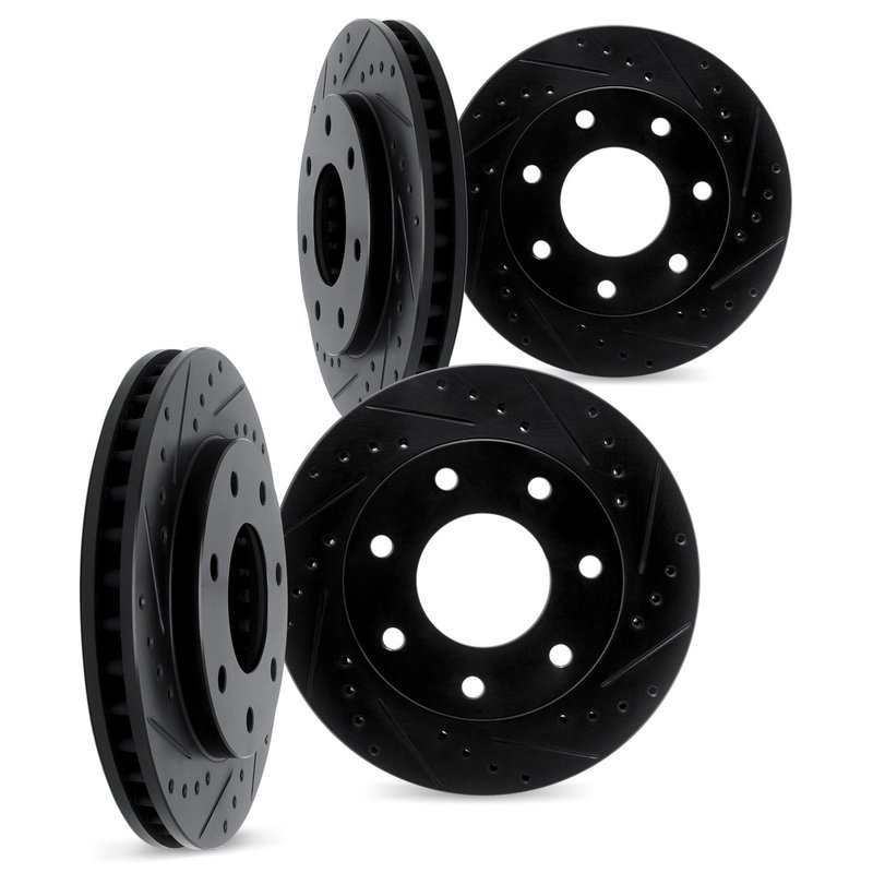 Dynamite Friction 8004-54154 Disc Brake Rotor Set - Front and Rear