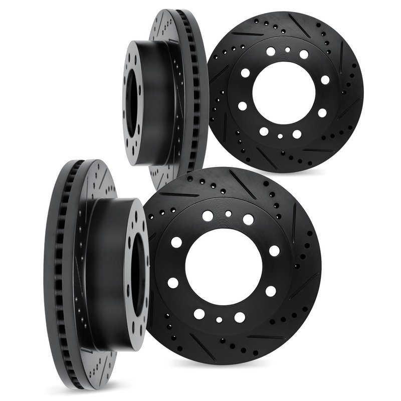 Dynamite Friction 8004-54219 Disc Brake Rotor Set - Front and Rear