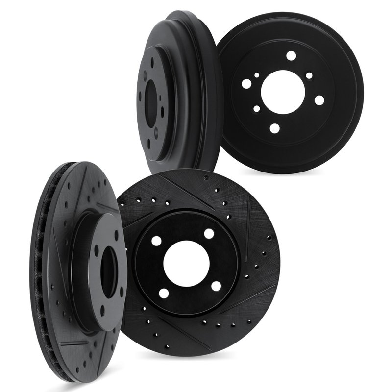 Dynamite Friction 8004-59024 Disc Brake Kit - Front and Rear