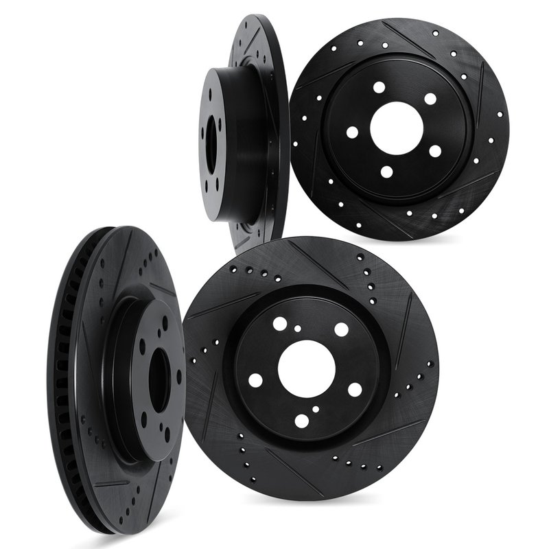 Dynamite Friction 8004-67007 Disc Brake Rotor Set - Front and Rear