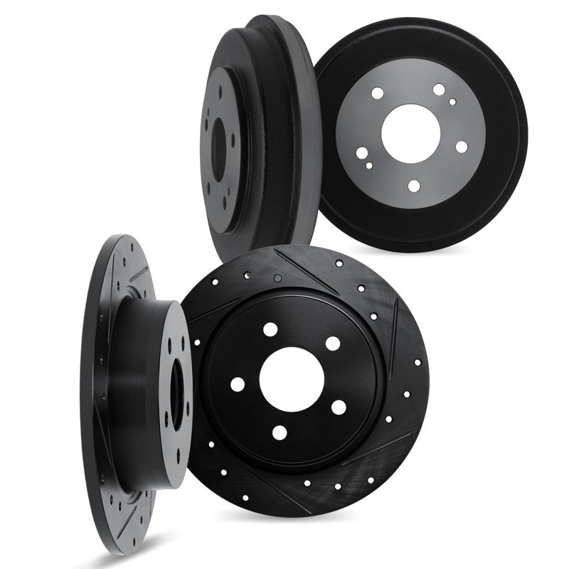 Dynamite Friction 8004-74063 Disc Brake Kit - Front and Rear