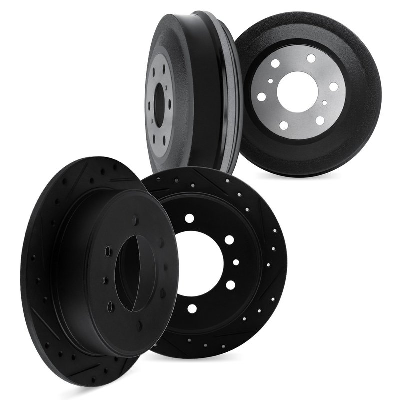 Dynamite Friction 8004-76034 Disc Brake Kit - Front and Rear